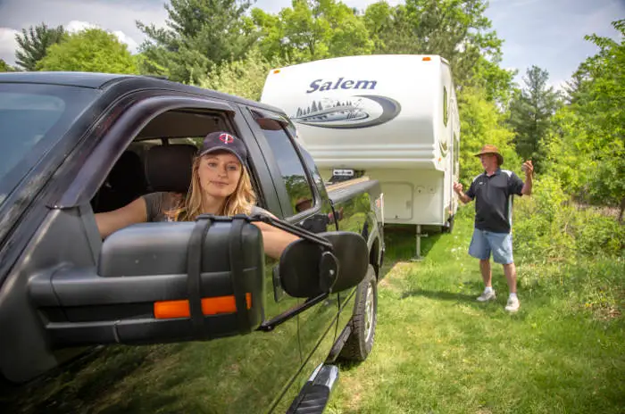 Back Up Truck to 5th Wheel Trailer Back Up Truck to 5th Wheel Trailer