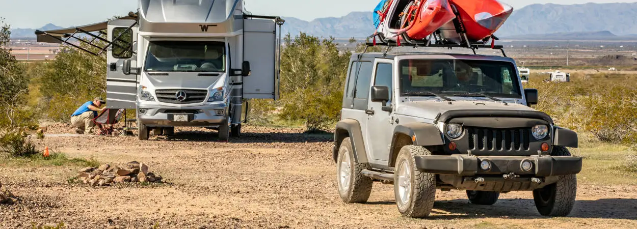 Boondocking with Flat Tow Jeep Wrangler Boondocking with Flat Tow Jeep Wrangler