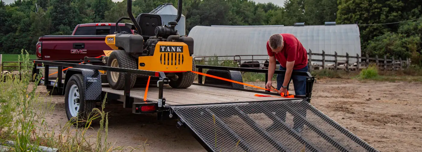 Cargo Trailer Tie Downs with Straps Cargo Trailer Tie Downs with Straps