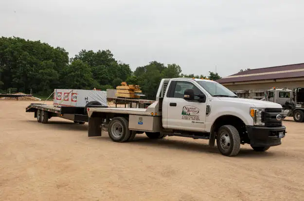 Commercial Towing - Work Truck with Flatbed Commercial Towing - Work Truck with Flatbed