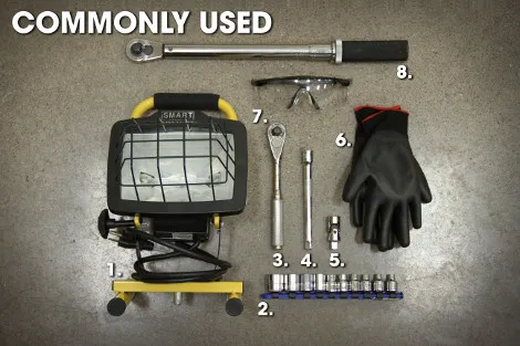Commonly Used Tools for Receiver Hitch Installation Commonly Used Tools for Receiver Hitch Installation