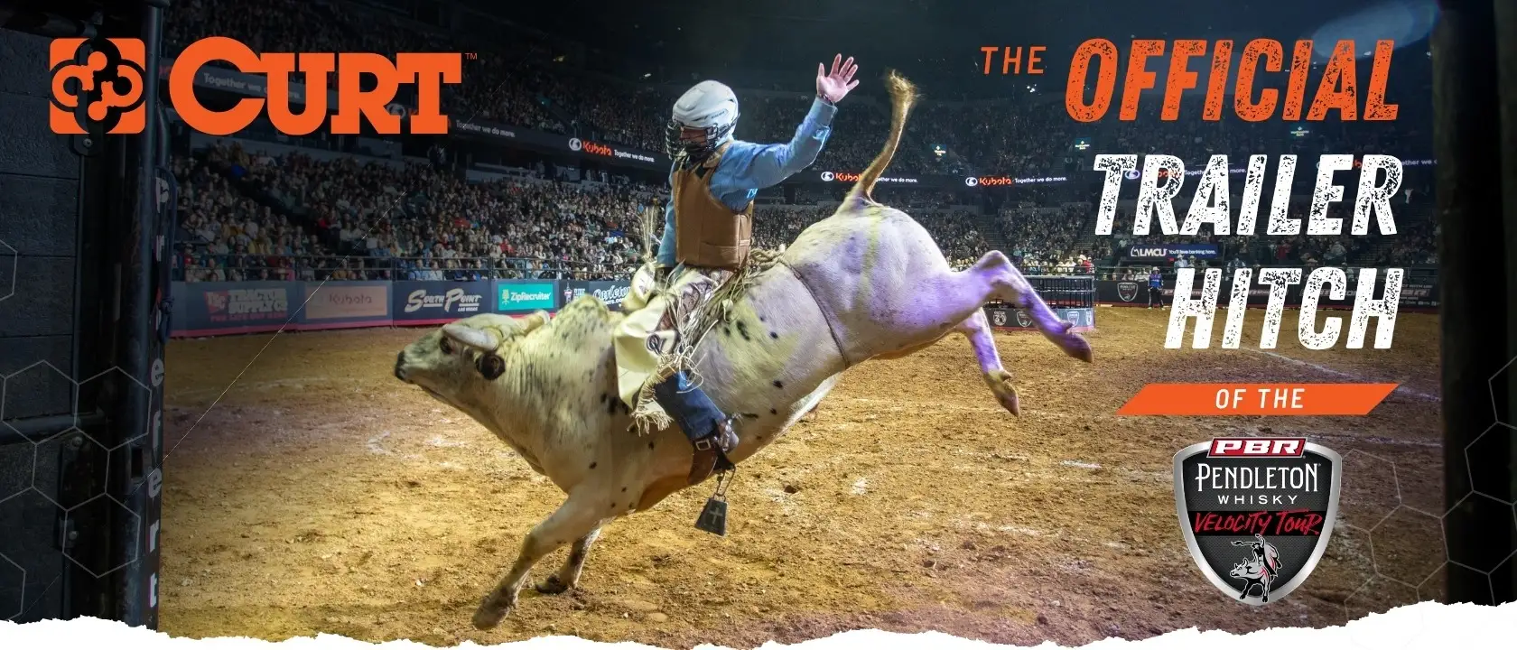 CURT is the official trailer hitch of the PBR professional bull riders and is essential for reliable, safe towing.