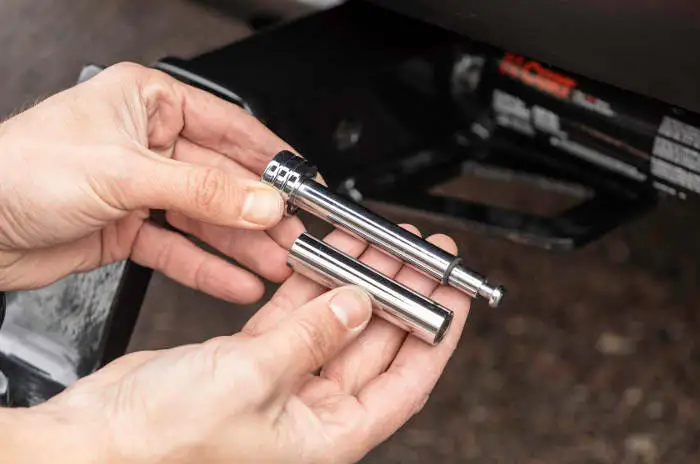 Hitch Lock with Adapter Sleeve Hitch Lock with Adapter Sleeve