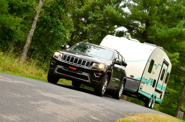 Jeep Towing Travel Trailer Camper Jeep Towing Travel Trailer Camper