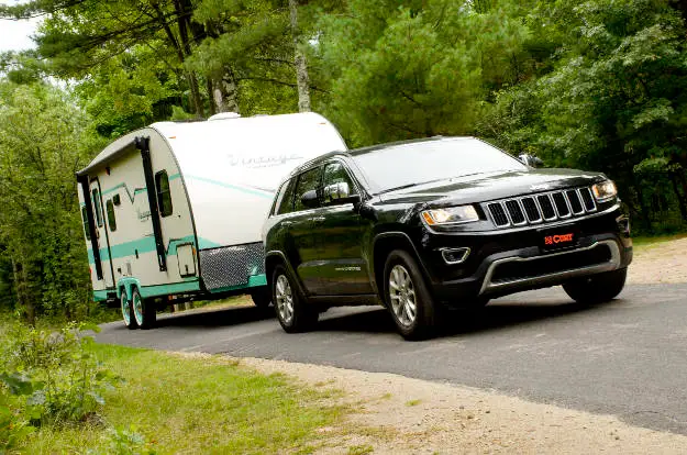 Jeep Towing Travel Trailer Camper Jeep Towing Travel Trailer Camper