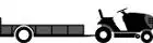Lawn Tractor Towing Trailer Lawn Tractor Towing Trailer