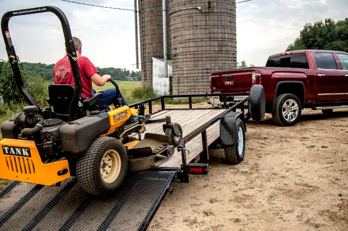 Loading Heavy Cargo onto Trailer Loading Heavy Cargo onto Trailer