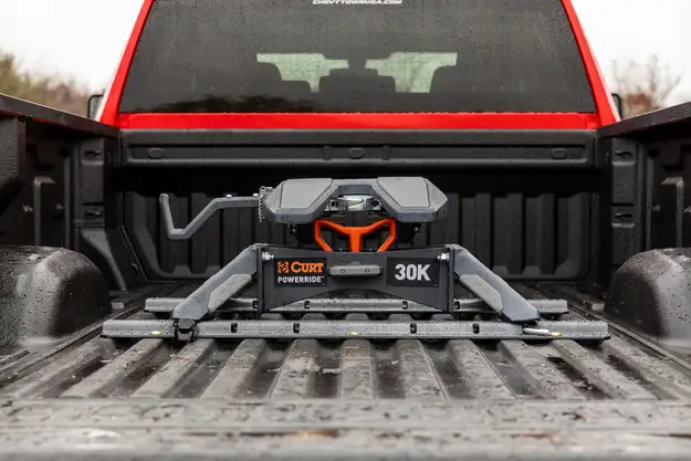 PowerRide 30K 5th Wheel Hitch in Truck Bed PowerRide 30K 5th Wheel Hitch in Truck Bed