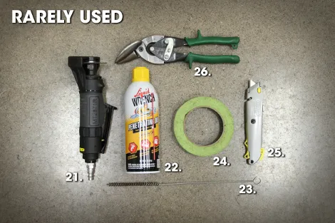 Rarely Used Tools for Receiver Hitch Installation Rarely Used Tools for Receiver Hitch Installation