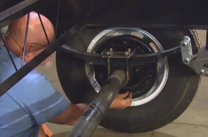 Remove Trailer Brake Cover Remove Trailer Brake Cover