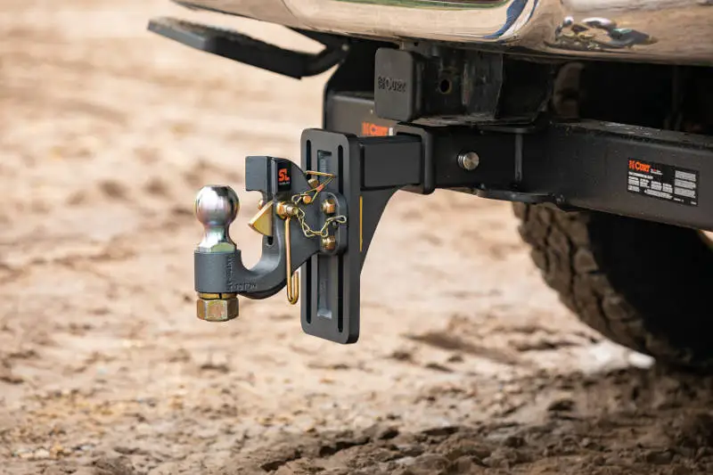 SecureLatch Adjustable Pintle Hitch with Back Plate SecureLatch Adjustable Pintle Hitch with Back Plate