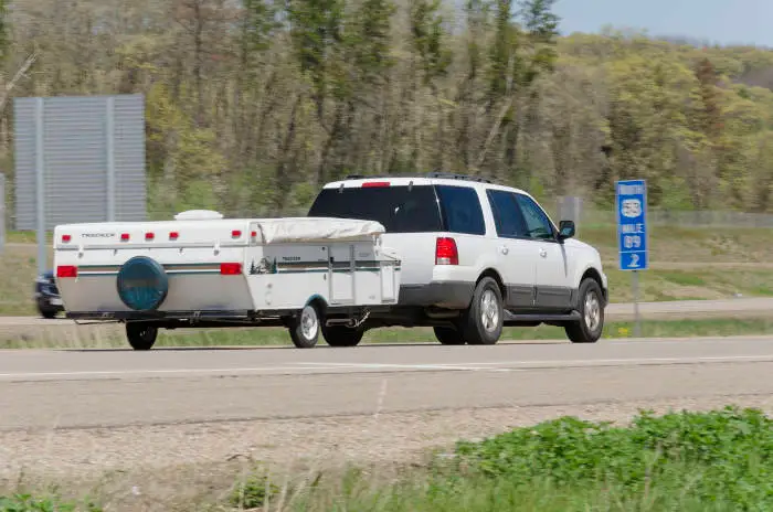 SUV Towing Pop Up Camper SUV Towing Pop Up Camper