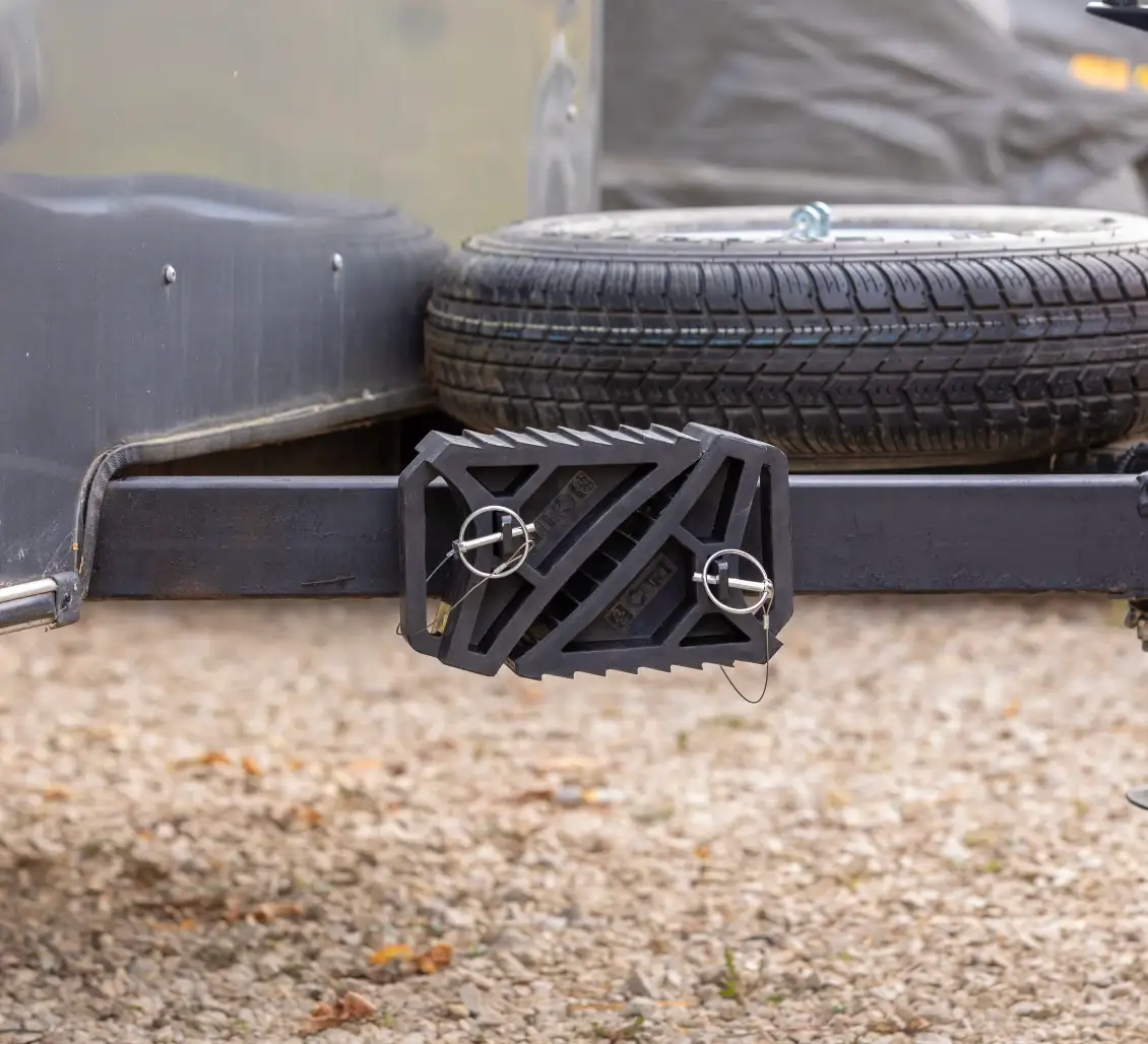 Heavy-Duty Rubber Wheel Chocks for Trailer